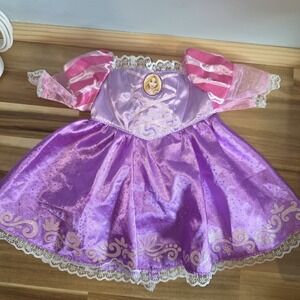 Build a Bear Disney Princess Rapunzel Tangled Purple Dress Gown & Shoes‎